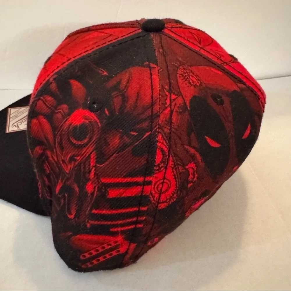 Marvel Deadpool Red Tonal Snapback Hat